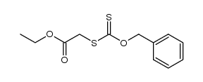 ethyl 2-(((benzyloxy)carbonothioyl)thio)acetate Structure