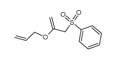 [[2-(2-propenyloxy)-2-propenyl]sulfonyl]benzene结构式