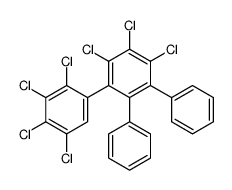 1,2,3-trichloro-4,5-diphenyl-6-(2,3,4,5-tetrachlorophenyl)benzene Structure