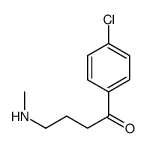 1-(4-chlorophenyl)-4-(methylamino)butan-1-one Structure