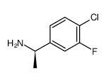 (R)-1-(4-氯-3-氟苯基)乙胺结构式