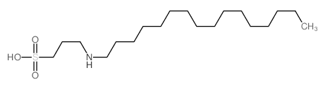1-Propanesulfonic acid,3-(hexadecylamino)- Structure