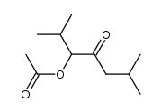 3-acetoxy-2,6-dimethyl-heptan-4-one结构式