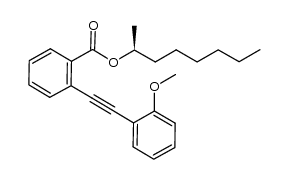 (S)-octan-2-yl 2-((2-methoxyphenyl)ethynyl)benzoate Structure