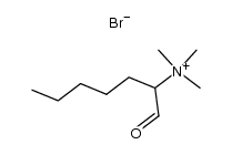 (1-formyl-hexyl)-trimethyl-ammonium, bromide Structure