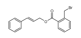 3-phenylallyl 2-(bromomethyl)benzoate Structure
