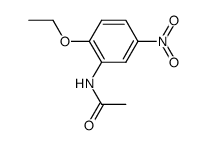 acetic acid-(2-ethoxy-5-nitro-anilide)结构式