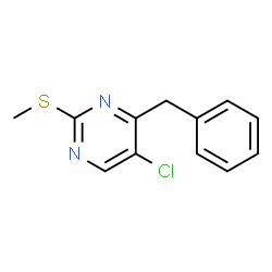 4-Benzyl-5-chloro-2-(methylthio)pyrimidine Structure