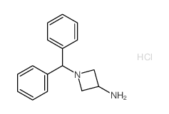 1-二苯甲基氮杂啶-3-胺盐酸盐结构式