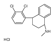 rac-cis-2,3-Dichloro Sertraline Hydrochloride structure