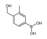 (4-(羟甲基)-3-甲基苯基)硼酸结构式