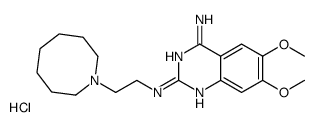 2-N-[2-(azocan-1-yl)ethyl]-6,7-dimethoxyquinazoline-2,4-diamine,hydrochloride结构式