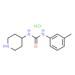1-(Piperidin-4-yl)-3-m-tolylurea hydrochloride Structure