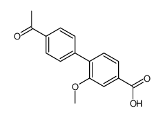 4-(4-acetylphenyl)-3-methoxybenzoic acid Structure