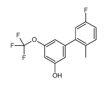 3-(5-fluoro-2-methylphenyl)-5-(trifluoromethoxy)phenol Structure