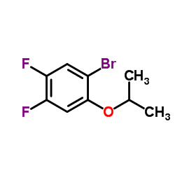 2-(2-Bromo-4,5-difluorophenoxy)propane Structure