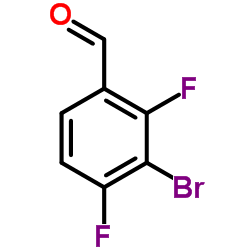 3-Bromo-2,4-difluorobenzaldehyde Structure