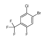 4-Bromo-5-chloro-2-fluorobenzotrifluoride Structure