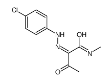 (2E)-2-[(4-chlorophenyl)hydrazinylidene]-N-methyl-3-oxobutanamide Structure