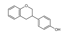 Phenol, 4-(3,4-dihydro-2H-1-benzopyran-3-yl)- (9CI) Structure