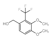(3,4-二甲氧基-2-(三氟甲基)苯基)甲醇结构式