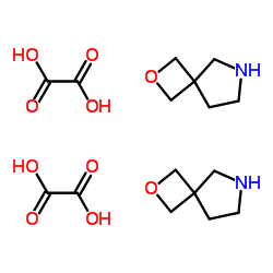 2-氧杂-6-氮杂螺[3.4]辛烷半草酸盐结构式