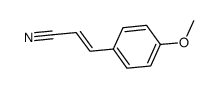 4-methoxycinnamonitrile Structure