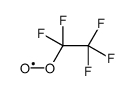 1,1,1,2,2-pentafluoro-2-λ1-oxidanyloxyethane结构式