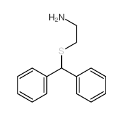 Ethanamine,2-[(diphenylmethyl)thio]- Structure