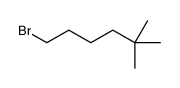 1-bromo-5,5-dimethylhexane结构式