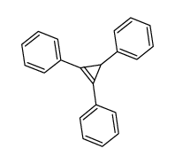 Benzene,(2,3-diphenyl-1-cyclopropen-1-yl)- Structure