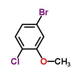 5-溴-2-氯苯甲醚结构式