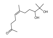 (Z)-9,10-dihydroxy-6,10-dimethyl-5-undecen-2-one结构式