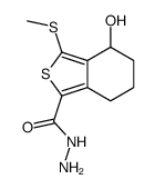 4-羟基-3-甲基硫代-4,5,6,7-四氢苯并[c]噻吩-1-羧肼结构式