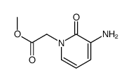 3-amino-2-oxo-1(2H)-Pyridineacetic methyl ester Structure