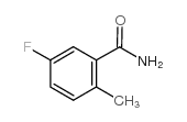 2-甲基-5-氟苯甲酰胺结构式