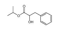 isopropyl 2-hydroxy-3-phenylpropanoate结构式