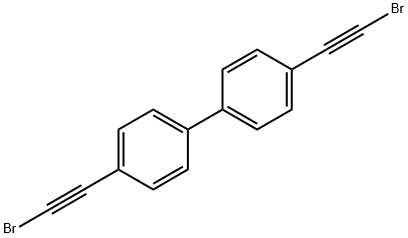 4,4'-双(溴乙炔基)-1,1'-联苯结构式