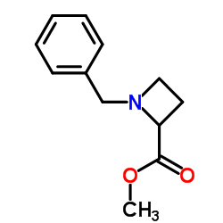 1-苄基氮杂环丁烷-2-羧酸甲酯结构式