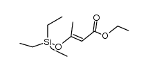 ethyl 3-((triethylsilyl)oxy)but-2-enoate Structure