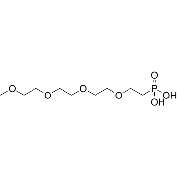 m-PEG4-phosphonic acid Structure