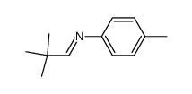 N-(2,2-dimethylpropylidene)-p-toluidine Structure