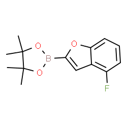 (4-Fluorobenzofuran-2-yl)boronic acid pinacol ester Structure