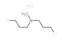 1-Propanamine,3-chloro-N-(3-chloropropyl)-N-methyl-, hydrochloride (1:1)结构式