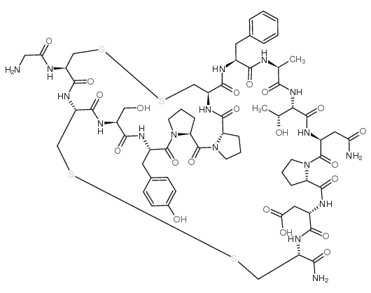 α-Conotoxin AuIB结构式