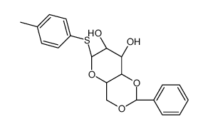 4-甲基-4,6-O-[(R)-苯基亚甲基]-1-硫代-beta-D-吡喃葡萄糖苷苯酯结构式