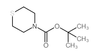 叔丁基硫代吗啉-4-羧酸酯结构式