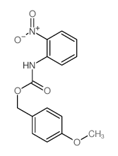 Carbanilic acid,o-nitro-, p-methoxybenzyl ester (8CI) structure