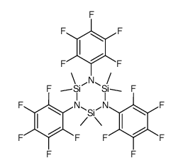 N,N',N''-Tri-pentafluorphenyl-hexamethyl-trisilazan Structure