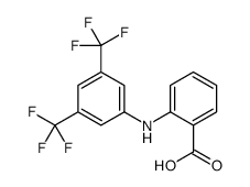 N-(3,5-BIS-TRIFLUOROMETHYLPHENYL)ANTHRANILIC ACID structure